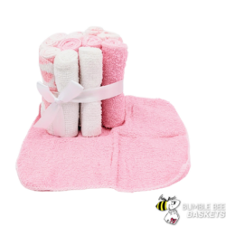 Baby washcloth pink