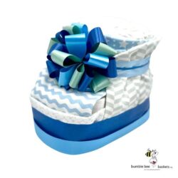 baby booties gift basket