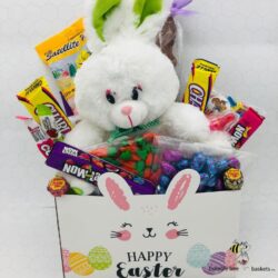 Easter bunny gift basket