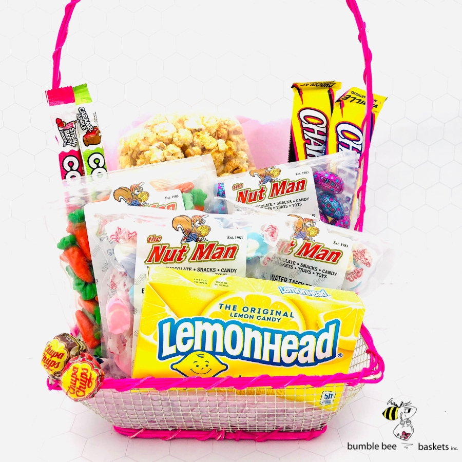 spring sweet candy gift basket