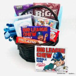 ballpark gift basket with big league chew